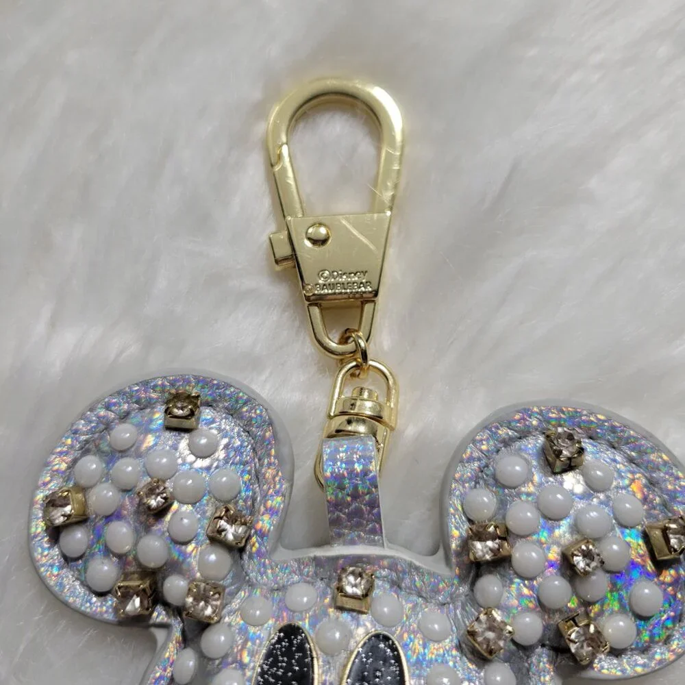 Disney x Baublebar Mickey Mouse Snowman Puff Bag Charm